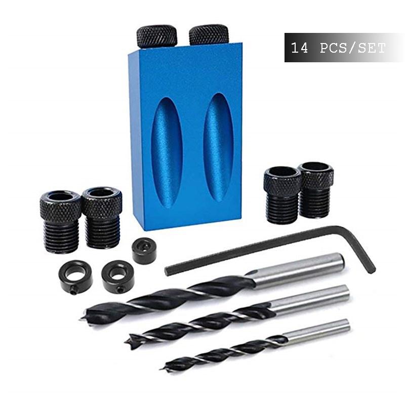 Набор карманных приспособлений для отверстий, отвертка, ступенчатое сверло, набор столярных инструментов для деревообработки