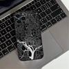 Famous City Sketch City Map  Phone Case For iPhone 17,16,15,14,13,12,11 Plus,Pro Max,XS,Soft Silicone Black Cover