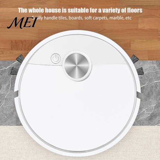 Car Floor Cleaner Mini Robot Vacuum Cleaner, 3 in 1 Sweeping Mopping Robotic Vacuum, Mop And Slim Cordless Self Charging for Home Hard Compact