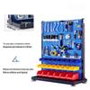 Double-Sided Square Hole Tool Pegboard Rack