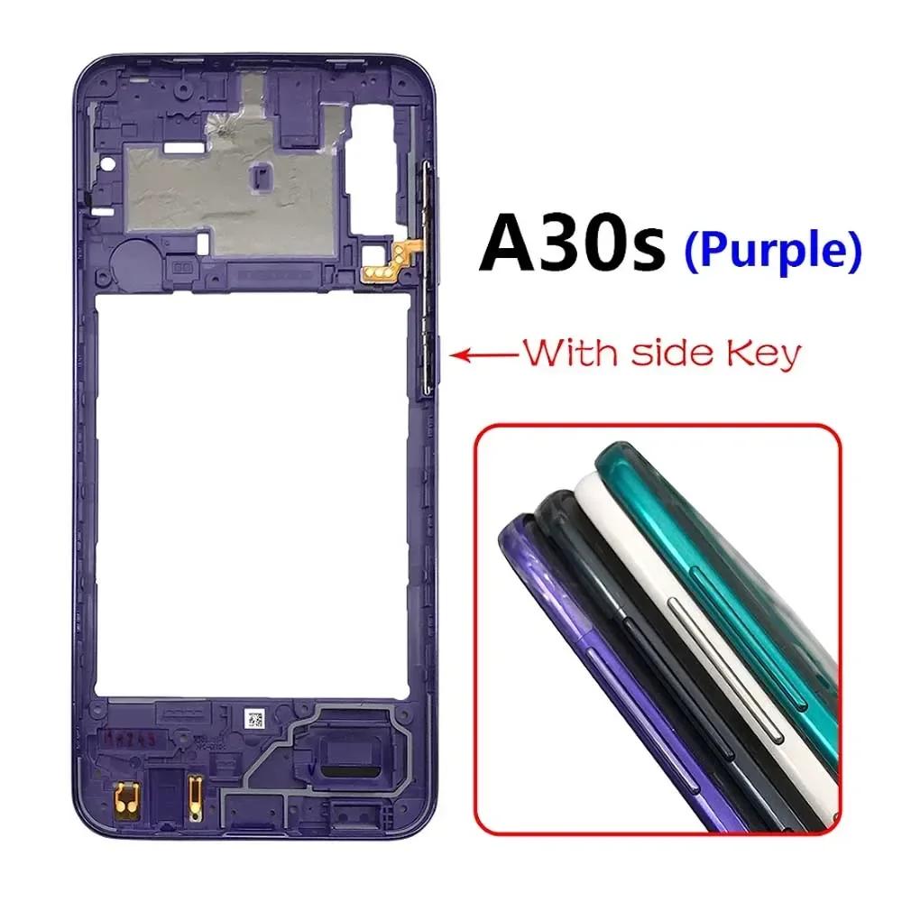 Средняя рамка для телефона Samsung A21s A20s A30s A50s A70s рамка Корпус Замена Ремонтные запчасти