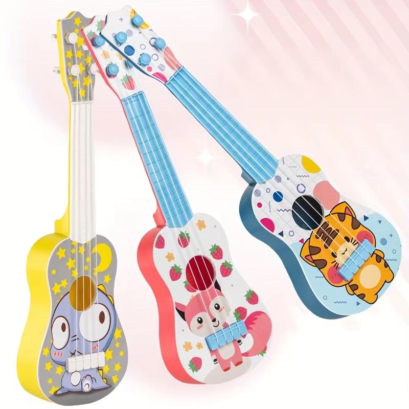 Musical Toy Guitar for Toddlers 0-3 Years Old Early Education Playful Learning Instrument Kids Development Fun Music Playset