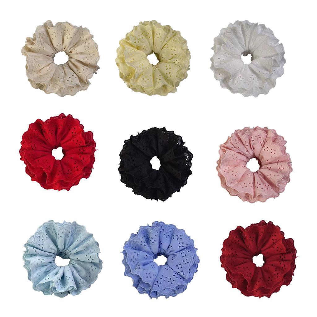 Multi Layer Hair Scrunchies Thick Oversized Hair Scrunchy Elegant Hair Rope Scrunchy Women Ponytail Holder