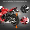 1/12 YAMAHA YZF-R1 Модель гоночного мотоцикла из сплава Литая модель уличного спортивного мотоцикла Имитация звука и света Игрушки для детей Подарок