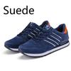 Men Casual Shoes Light Suede Leather Sneakers Classical Running Shoes Men Comfort Outdoor Breathable Flats Jogging Sport Shoes