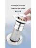 Stainless Steel Pop-up Sink Stopper & Anti-odor Drain Filter