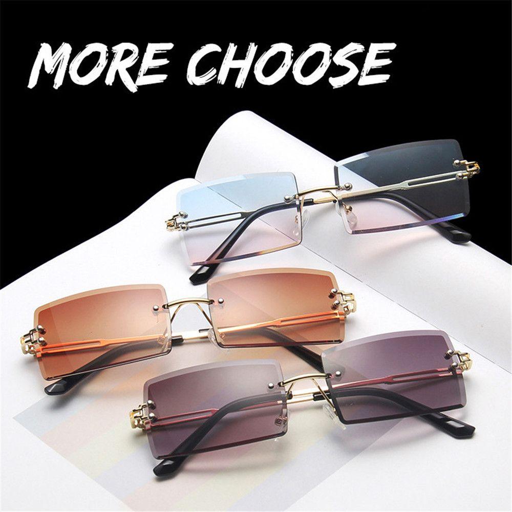 2020 Trendy UV400 Summer Eyewear Rectangle Sun Glasses Square Sunglasses Shades Fashion Sunglasses