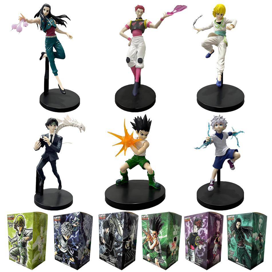 14 см Аниме Фигурка Hunter×Hunter Призрачная труппа Хисока Фигурка Экшн Подставка для лапши Украшение комнаты Подставка для лапши ПВХ Модель Игрушки