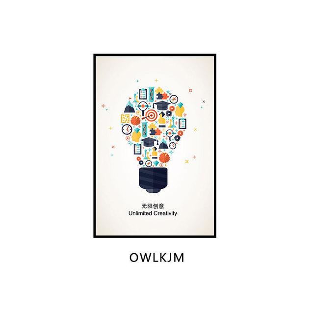 Современная офисная декоративная живопись Электронная коммерция Учебное заведение Интернет-компания Картины Технология Смысл Настенные фрески Холст