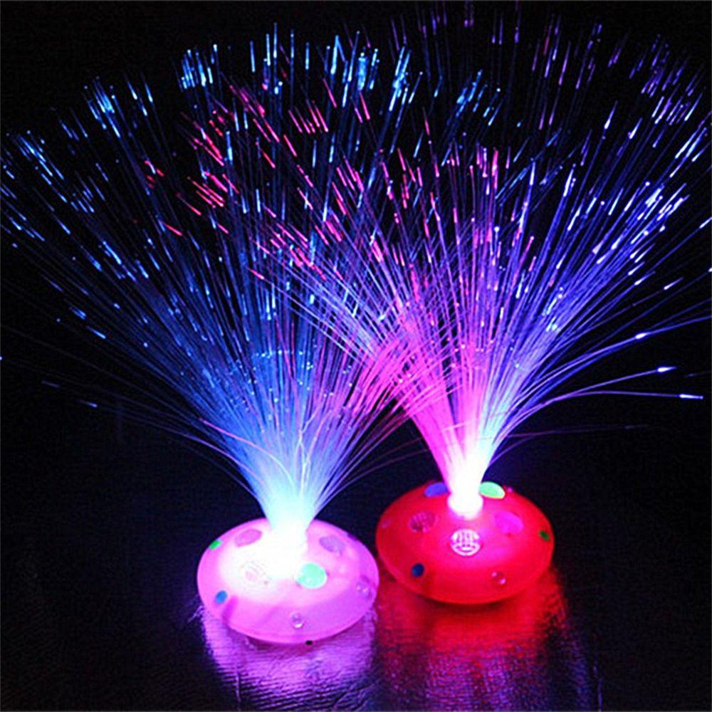 Flashing Holiday Home Decor LED Fiber Optic Light Christmas Decoration Night Lamp Multicolor
