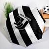 Зонт-плакат Juventus Endurance - Автоматическое открытие/закрытие, Компактный 8-реберный легкий зонт, Незаменимый для пикника на природе, Аксессуар, Вентилятор, Подарки