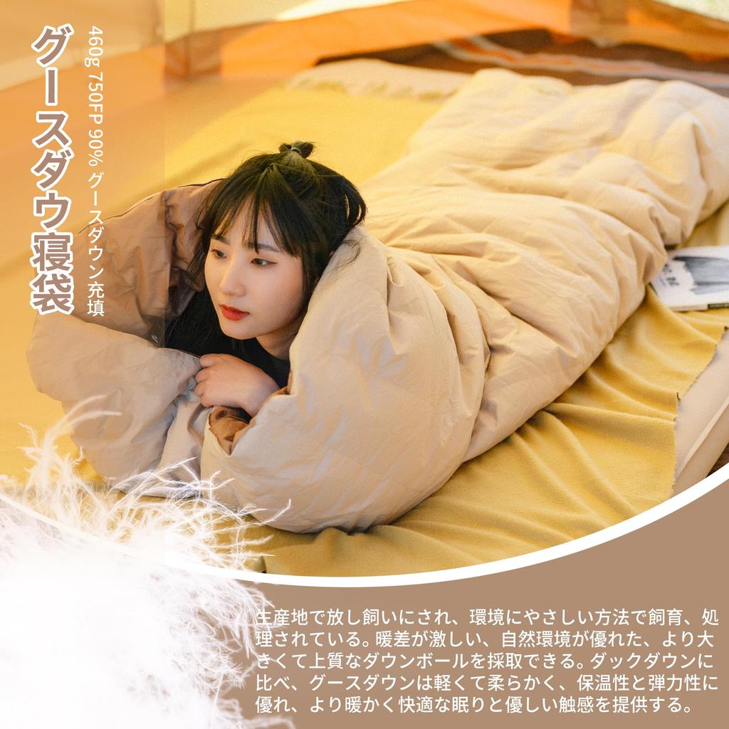 Naturehike Official Sleeping Down Goose Ультракомпактный конверт Комфортная температура Полностью для 1 Воды Тепло Катастрофа Спать в 3 спальных местах Хранение