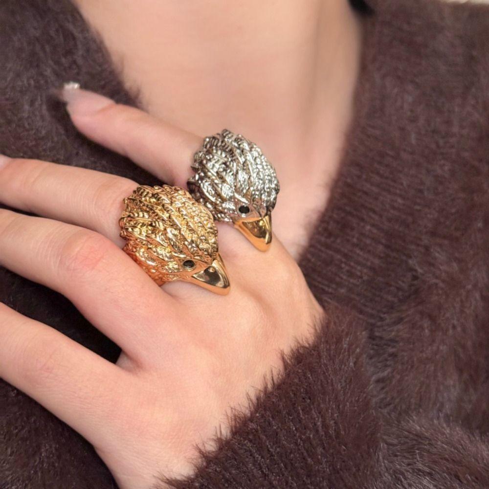 Geometric Eagle Shape Ring Cool Chunky Ring Creative Exaggerated Ring  Gift