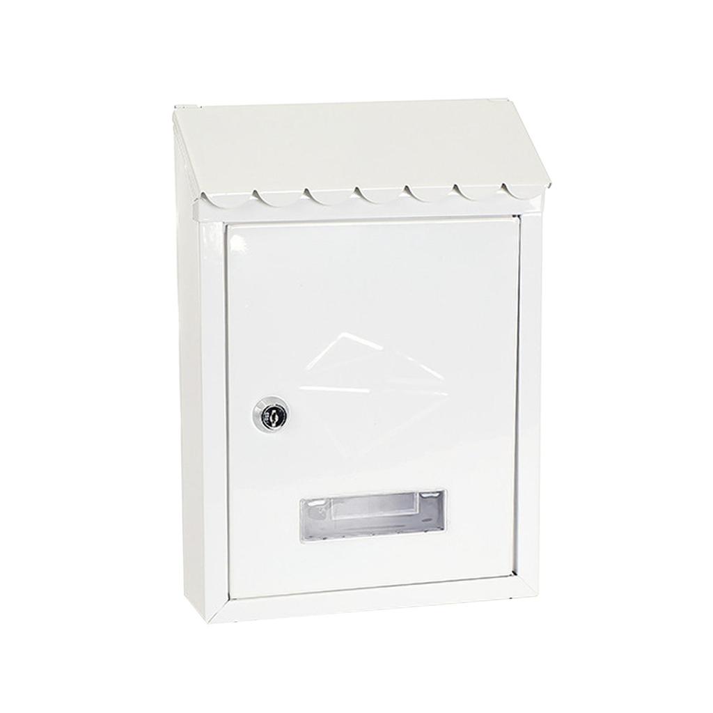 Настенный почтовый ящик Настенный запираемый почтовый ящик с замком Легко установить Почтовый ящик Почтовые ящики Уличный для дома офиса ворот