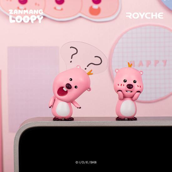 Choose 1 Out of 4 Types of Royce Zangmangluffy Monitor Figures (I'm thrilled/What's wrong/Newborn/Stupid), a Popular Phrase In Korea