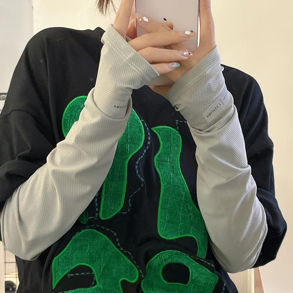 Unisex Ice Arm Sleeves Sunscreen Headscarf Elastic Driving Gloves Outdoor Protection Arm Cover Sleeves Lightweight Breathable