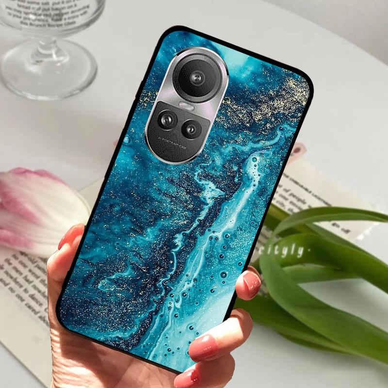 Чехол для Oppo Reno 10 5G CPH2531 Reno10 Ударопрочный Мягкий ТПУ Силиконовый Чехол для Телефона Для Oppo Reno 10 Pro 5G CPH2525 Funda Мультяшный