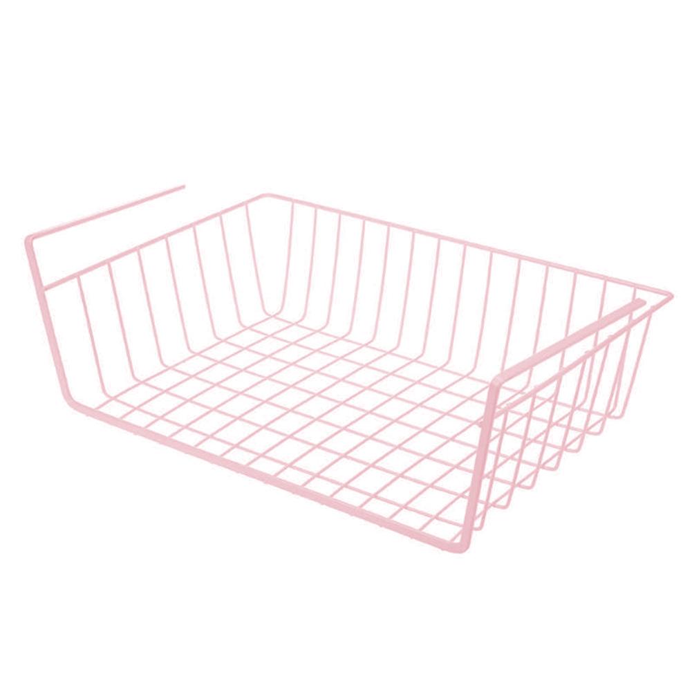 Yousheng Hanging Under Shelf Storage Basket Metal Cupboard Cabinet Organizer Rack Holder MIT