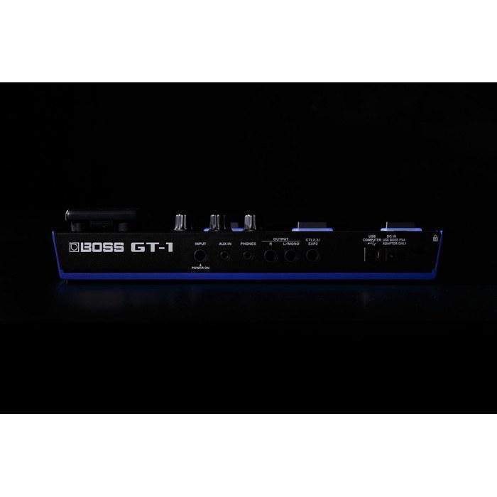 BOSS GT-1 Multi-Effects Processor with AC Adapter Set, Silver