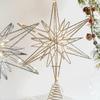 Wrought Iron Five-Pointed Star Christmas Tree Topper and Decoration Pendant