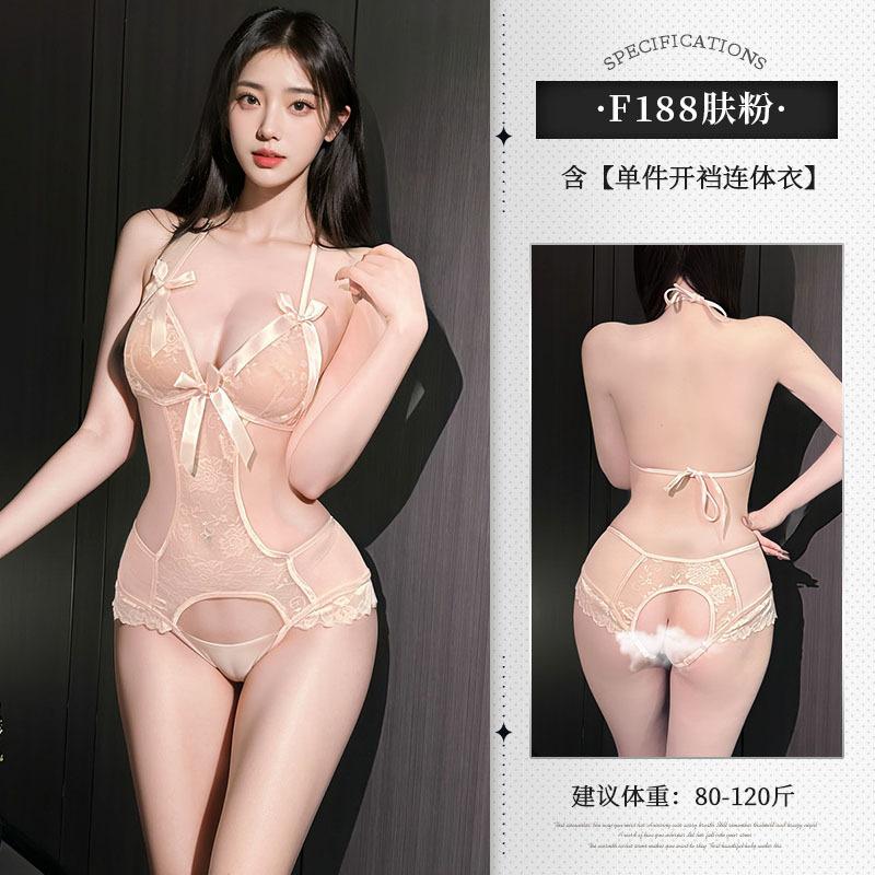 Открытая промежность свободные кошечки большой размер толстая сестра эротическое нижнее белье сексуальное чистое желание униформа кружево соблазнение пижама 18
