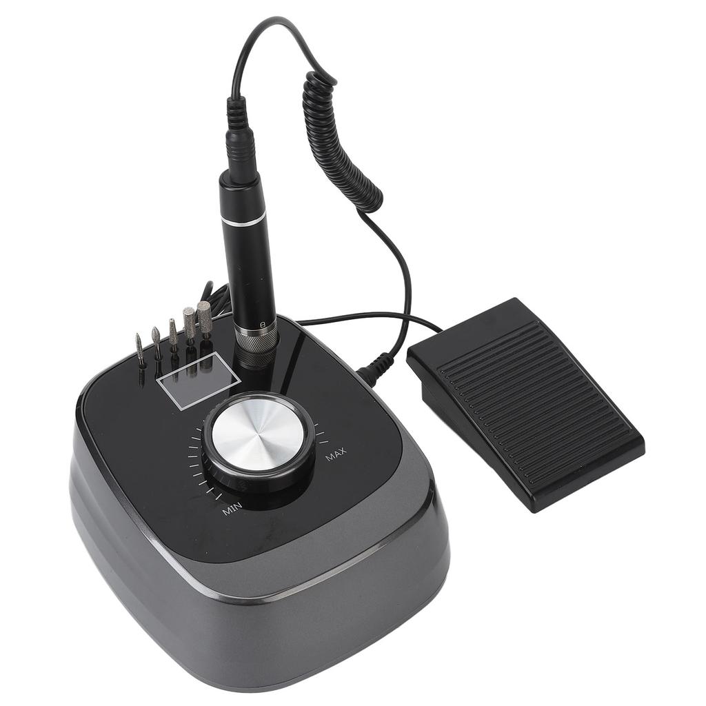 Electric Nail Drill Machine 40000RPM CW CCW Rotation Speed Adjust Nail Polishing Grinding Machine