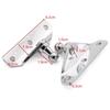 2pcs Silver 10MM Ball Stud Brackets Fits Gas Prop/Strut Spring with 10mm Ball Sockets