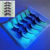 5 pairs/Tray Flexible Volume Colorful Eyelashes Long Makeup Party Lashes  Festival