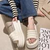 Chunky Platform Slippers for Women Summer Comfort Soft Sole Beach Shoes Slides Woman Thick Bottom Non-Slip Sandals Ladies Shoes