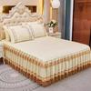 3-piece Set of New Lace Bed Skirt Covers Summer Double Dustproof Bed Cover Single Piece Anti Slip Ximengsi Protective Cover
