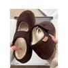 Soft Leather Version~ Heel Height 4cm Mary Jane Shoes Mao Mao Shoes 2025 New Suede Velcro Fleece Warm Casual Shoes