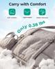 BAGSMART Women's Shoulder Bag Lightweight Fluffy Crossbody Bag Quilted Handbag for Daily Travel Dating And Work