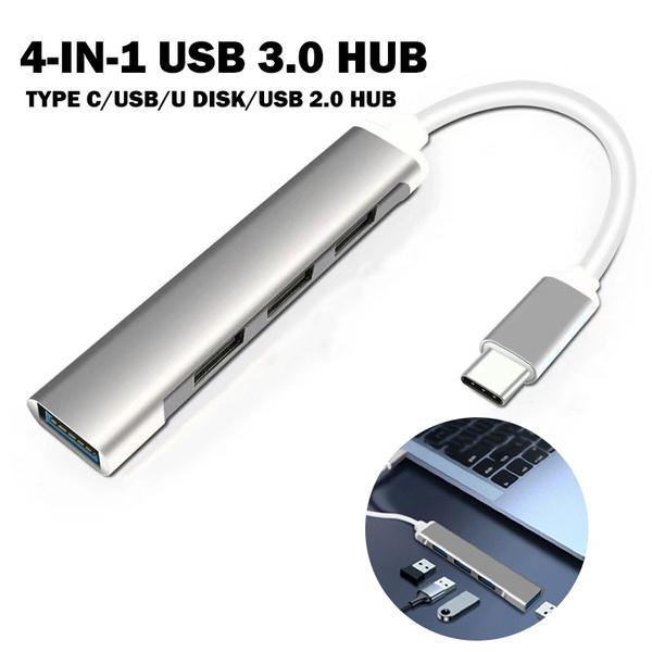 USB C HUB 3,0 Type C 4-портовый мульти-сплиттер-адаптер OTG для Lenovo Xiaomi Macbook Pro 13 15 Air Pro PC Компьютерные аксессуары