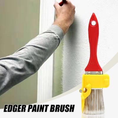 Кисть для покраски Red Edger Brush Clean Cut Professional Edger Brush для дома, комнаты, стены, офиса, потолка, угла, цветового разделителя
