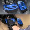 Blue Non-Slip Gas Automatic Brake Foot Pedal Pad Cover Car Accessories Parts 2Pc