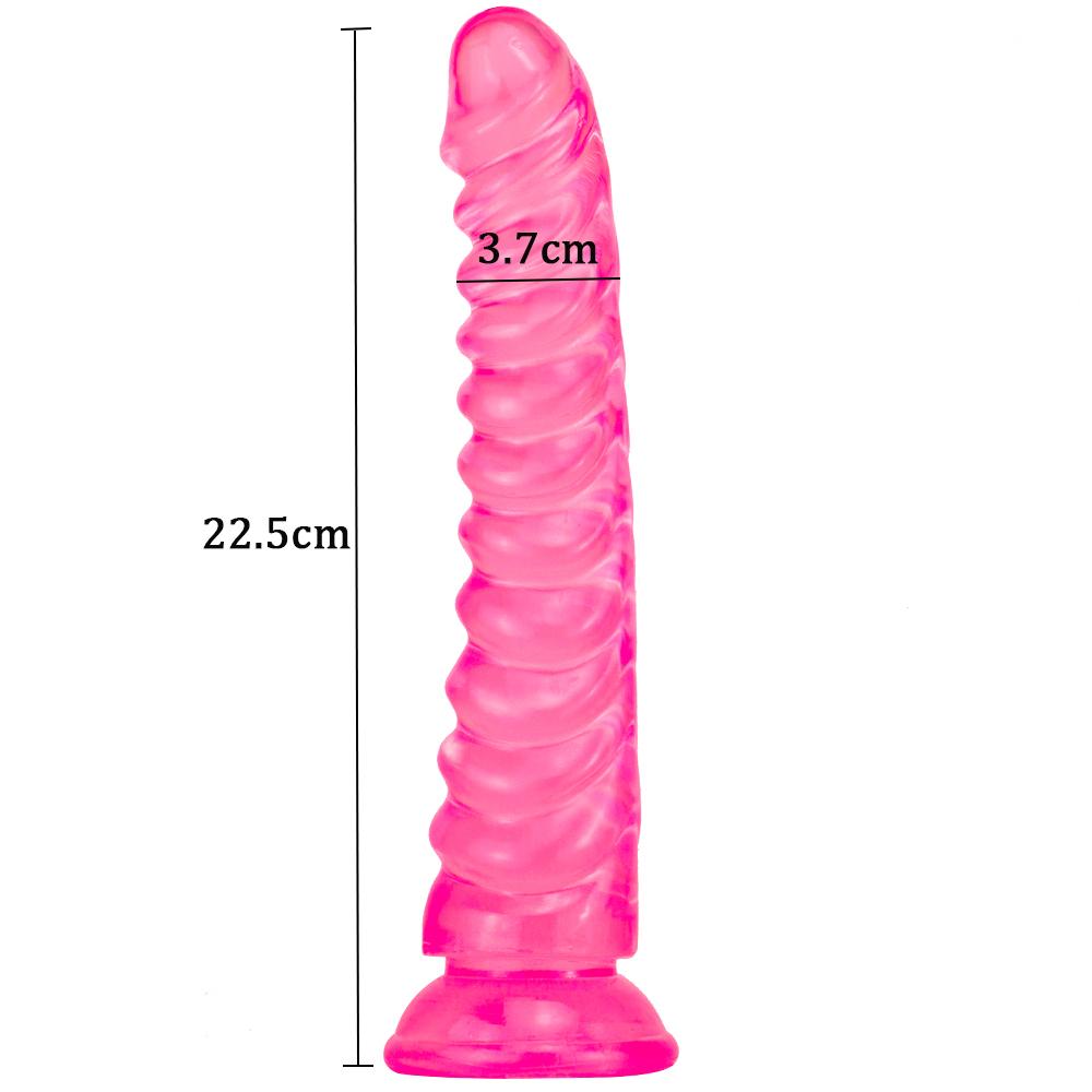 Женский TPE фаллоимитатор на присоске мастурбатор массажер влагалище для взрослых секс-игрушки