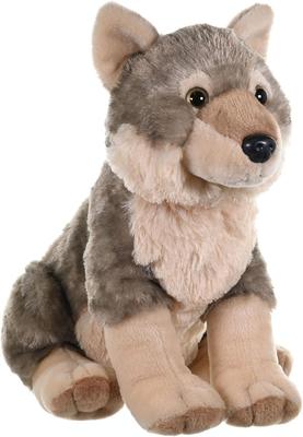 Мягкая игрушка Wild Republic Волк, Реалистичный мягкий материал, Cuddlekins, Ш18 x Г38 x В26см (10963)