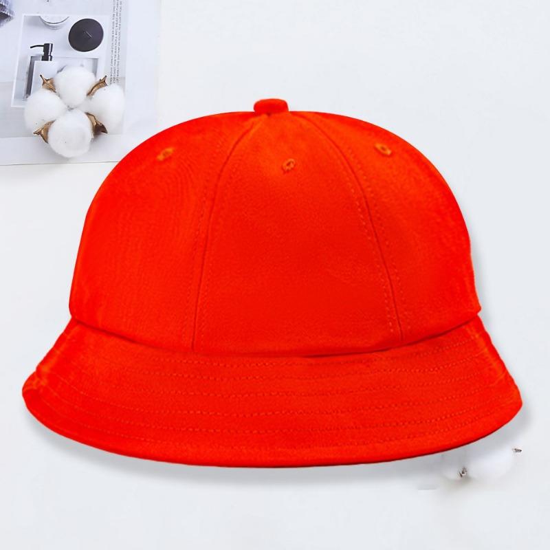 Children's Small Yellow Hat Print Kindergarten Dome Basin Hat Student Sun Hat Cute Ball Hat Sun Protection Bucket Hat