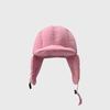 Padded Thermal Pullover Bomber Hat Adjustable Buckle Ear Flap Hat Retro Trapper Hat  Winter