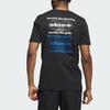 Adidas Originals T Shirts Men's Black Crew Neck Moderate Straight Fit IJ0981