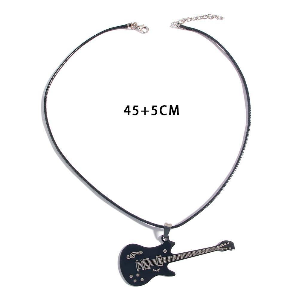 Trendy Guitar Music Sweater chain Pendant Necklaces Jewelry Fashion Accessories Clavicle Chain