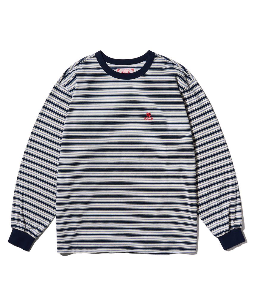 AECA Полосатая с длинным рукавом (2Colors)