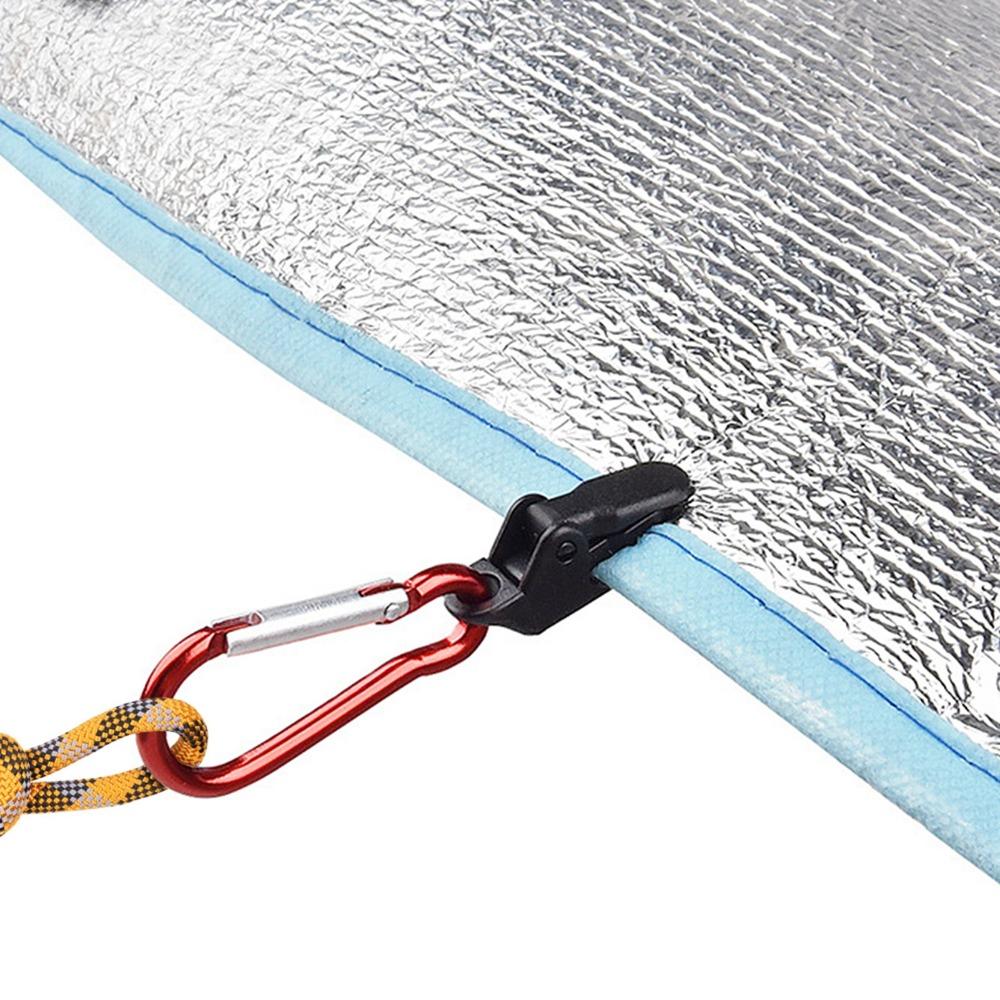 20 Pcs Heavy Duty Tarp Clamps With Carabiner Tent Snaps Durable Awning Clips  Farming Garden
