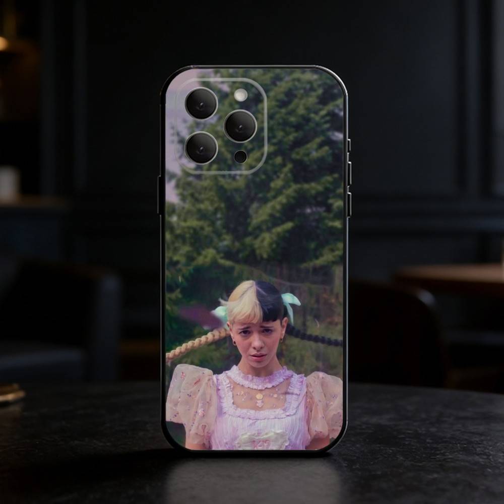 Чехол для телефона с изображением певицы Мелани Мартинес Для iPhone 17,16,15,14,13,12,11 Plus,Pro Max,SE4 Мягкий силиконовый черный чехол