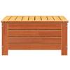 Garden Stool Wax Brown 62 x 63.5 x 32 cm Solid Pine Wood