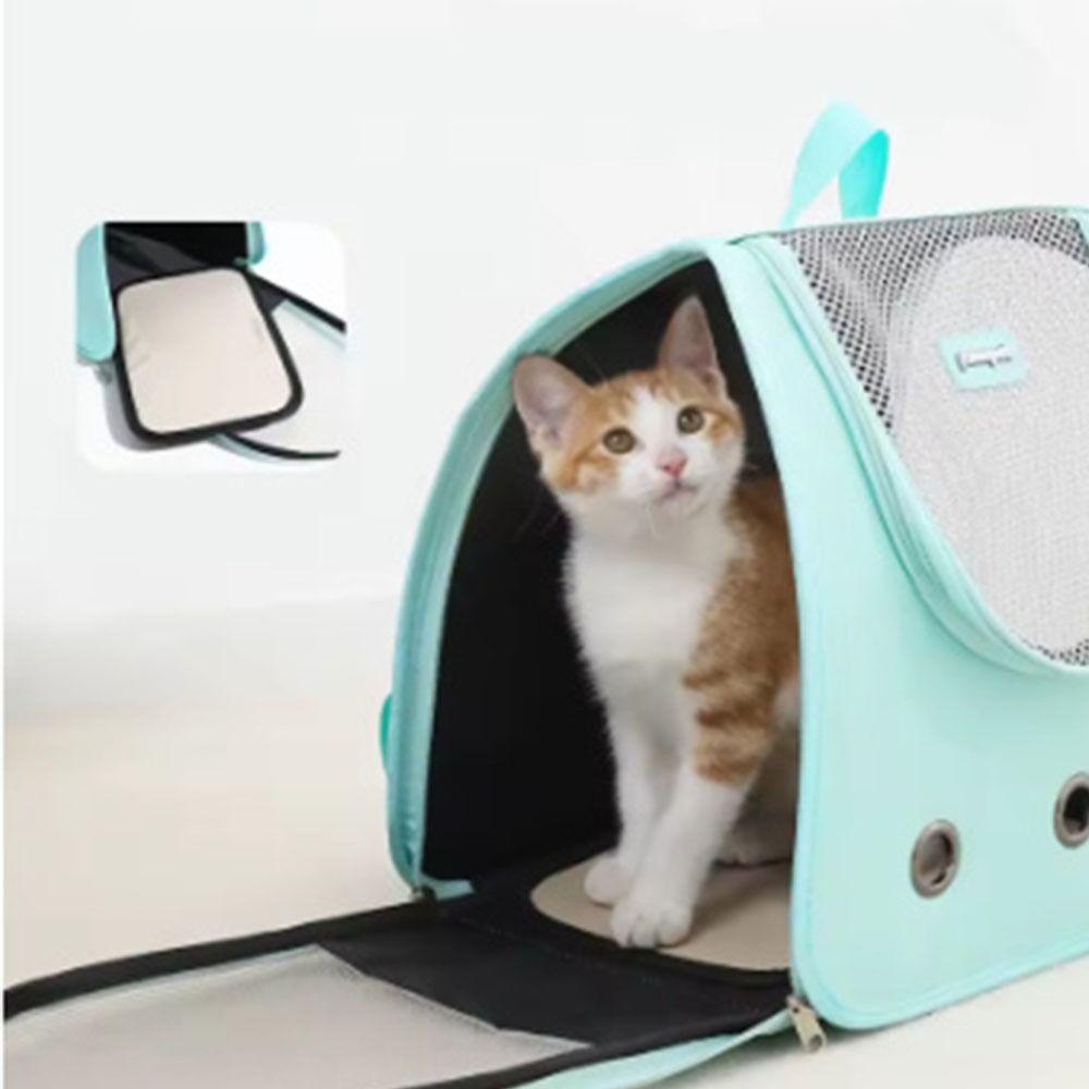 Большая вместимость рюкзак для кошек, дышащий рюкзак для домашних животных, сумка-переноска для кошек, дорожная сумка для путешествий на открытом воздухе