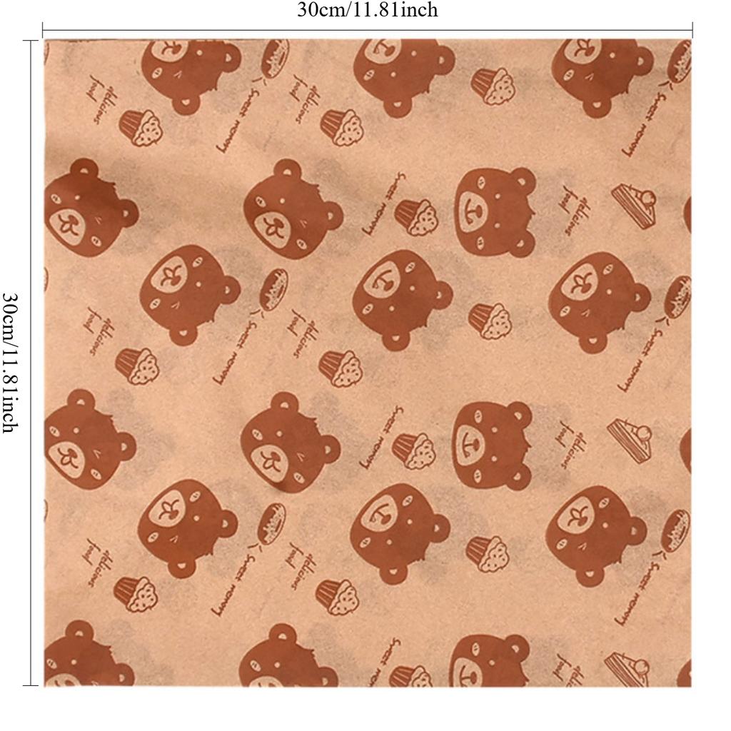 50 Pcs Sandwich Wrapping Paper Parchment Paper Sheets Greaseproof Wrap Paper Food Basket Liners for Outdoor Picnic Churches Home Party Restaurants