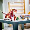 Игрушка LEGO Ninjago Огненный Дракон Тепловой Волны - Идеально подходит для дней рождения, Рождества и в качестве подарка для мальчиков и девочек в возрасте 8, 9, 10 лет. Включает роботизированный