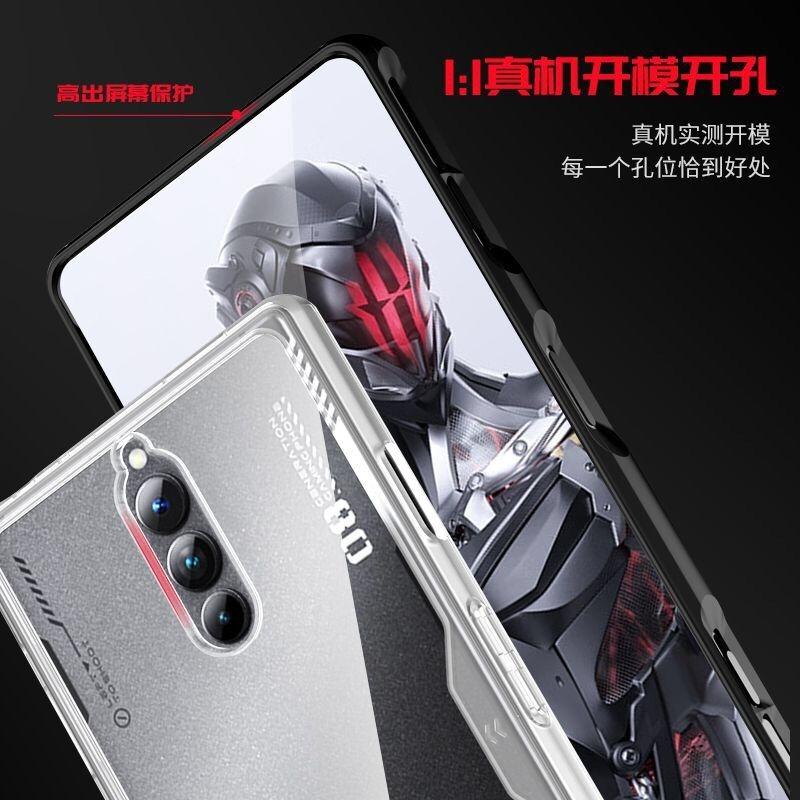 Для чехла Red Magic 8S Pro Прозрачная крышка для NUBIA Red Magic 8 8Pro+ Ударопрочный прозрачный бампер Противоударный кристальный Capa Fundas