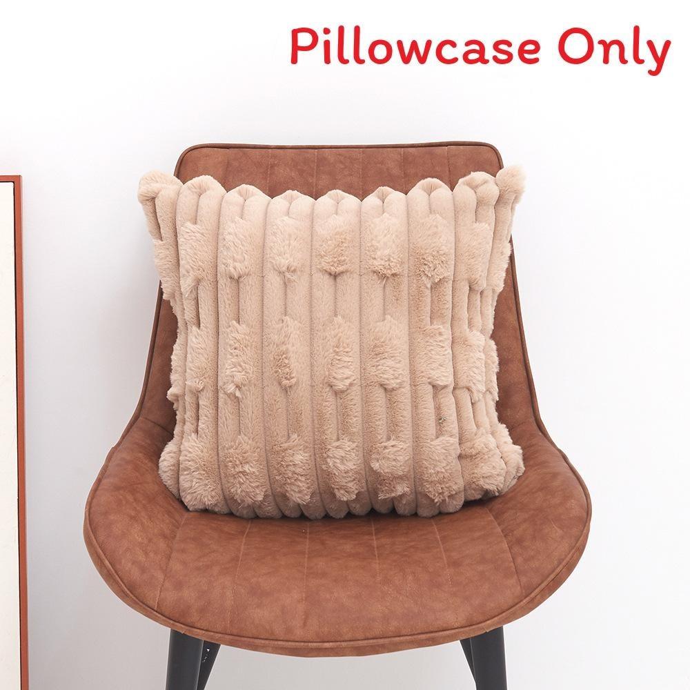 Наволочка Только Роскошные Наволочки из Искусственного Кроличьего Меха Современные Шикарные Подушки для Дивана Разных Размеров